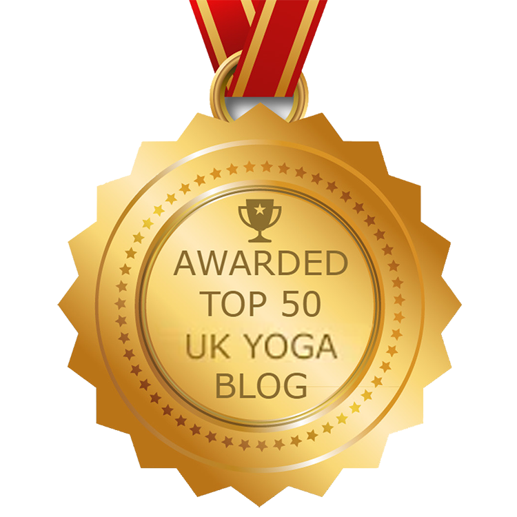 Paula Kaminska's award – Top 50 UK Yoga Blog